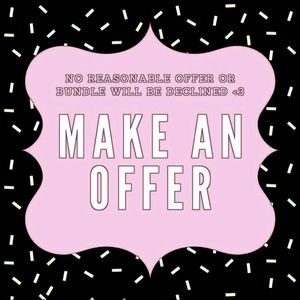 BUNDLE & SAVE / MAKE ME AN OFFER